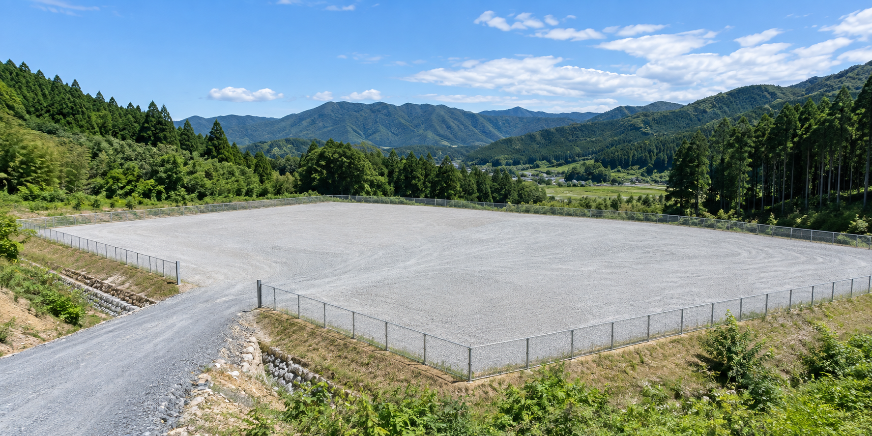 開発用地のイメージ（AI生成画像）